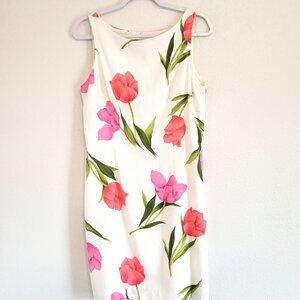 Ronni Nicole Women’s Bright Classic Tulip Shift Dress EUC Size 10